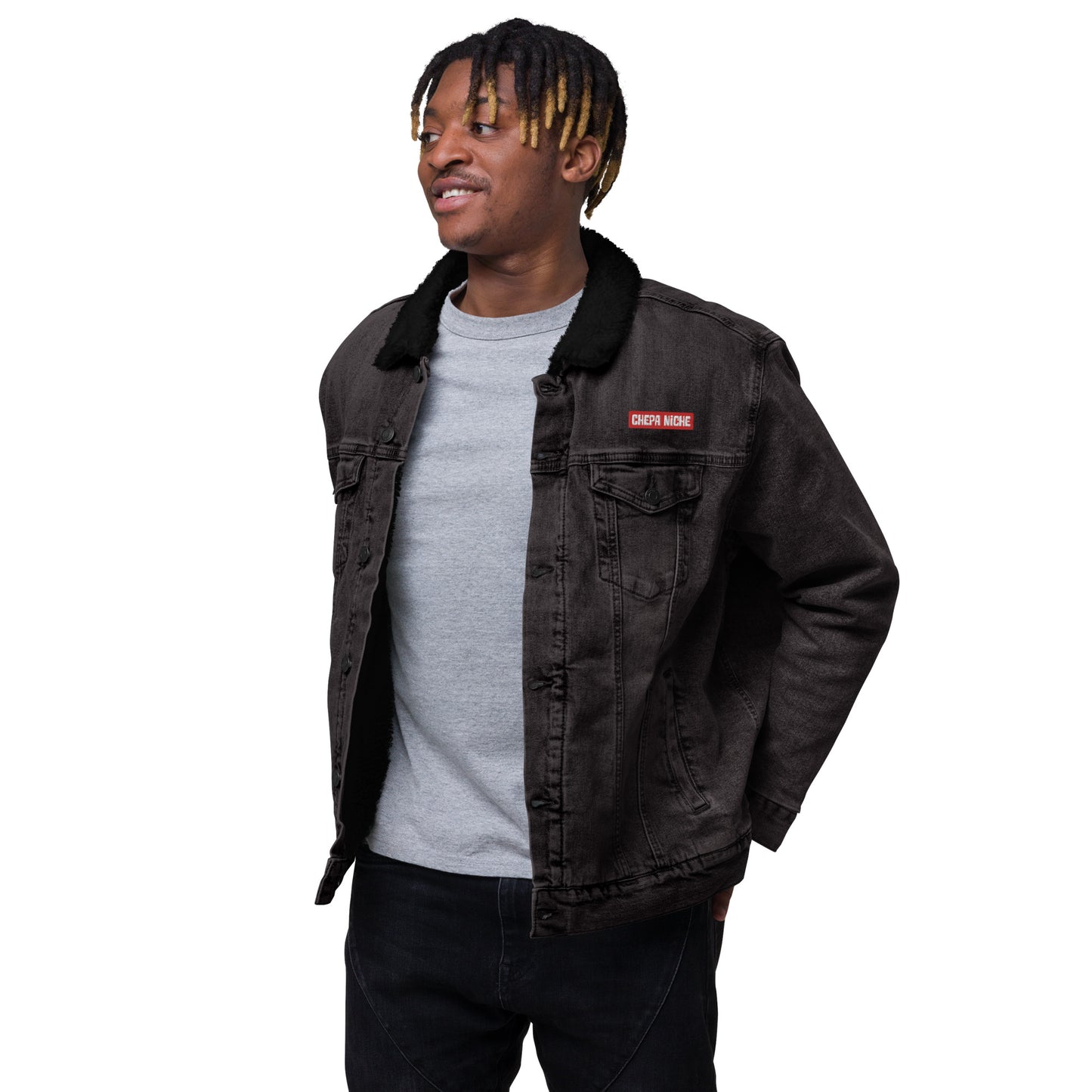 Chepa Denim Sherpa Jacket