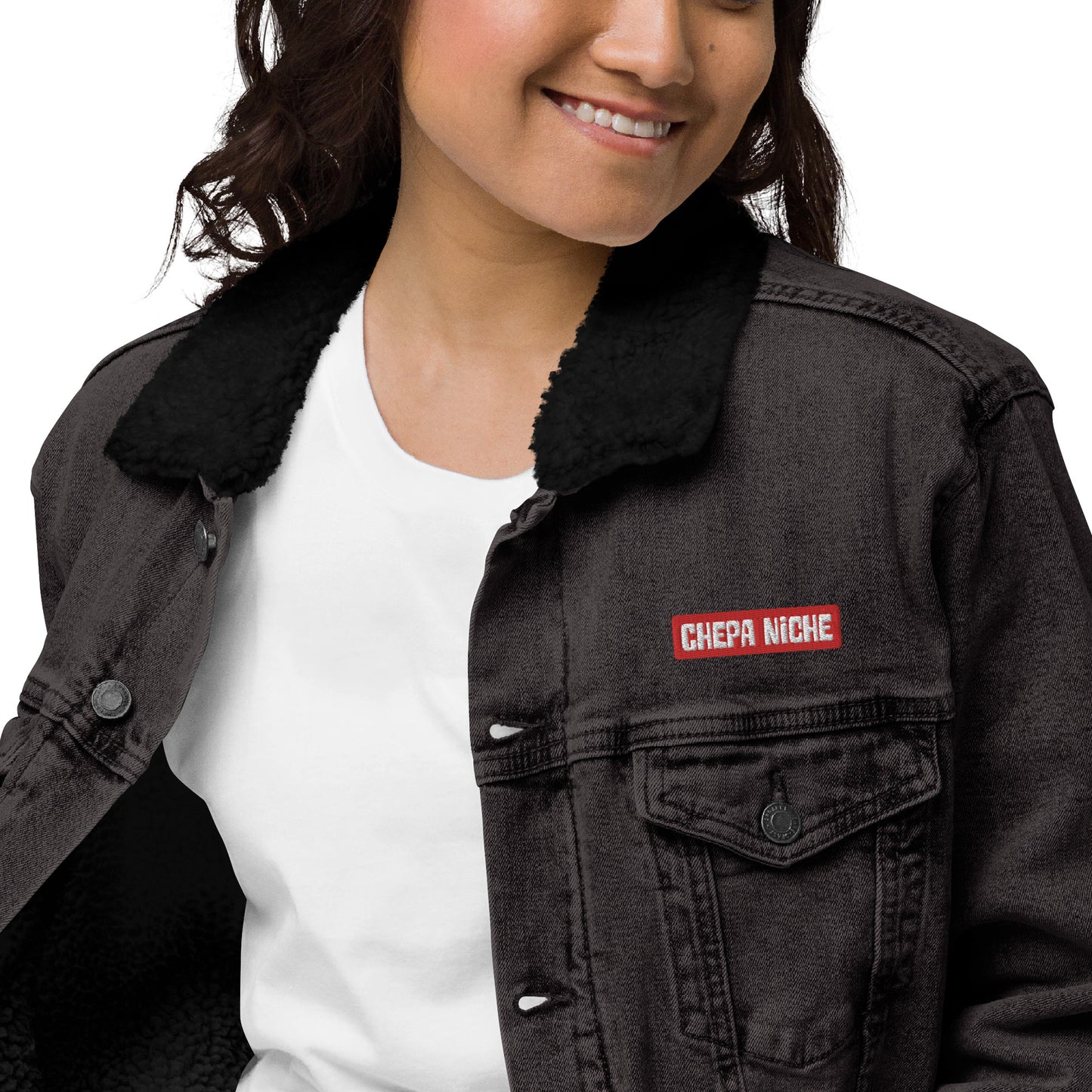 Chepa Denim Sherpa Jacket