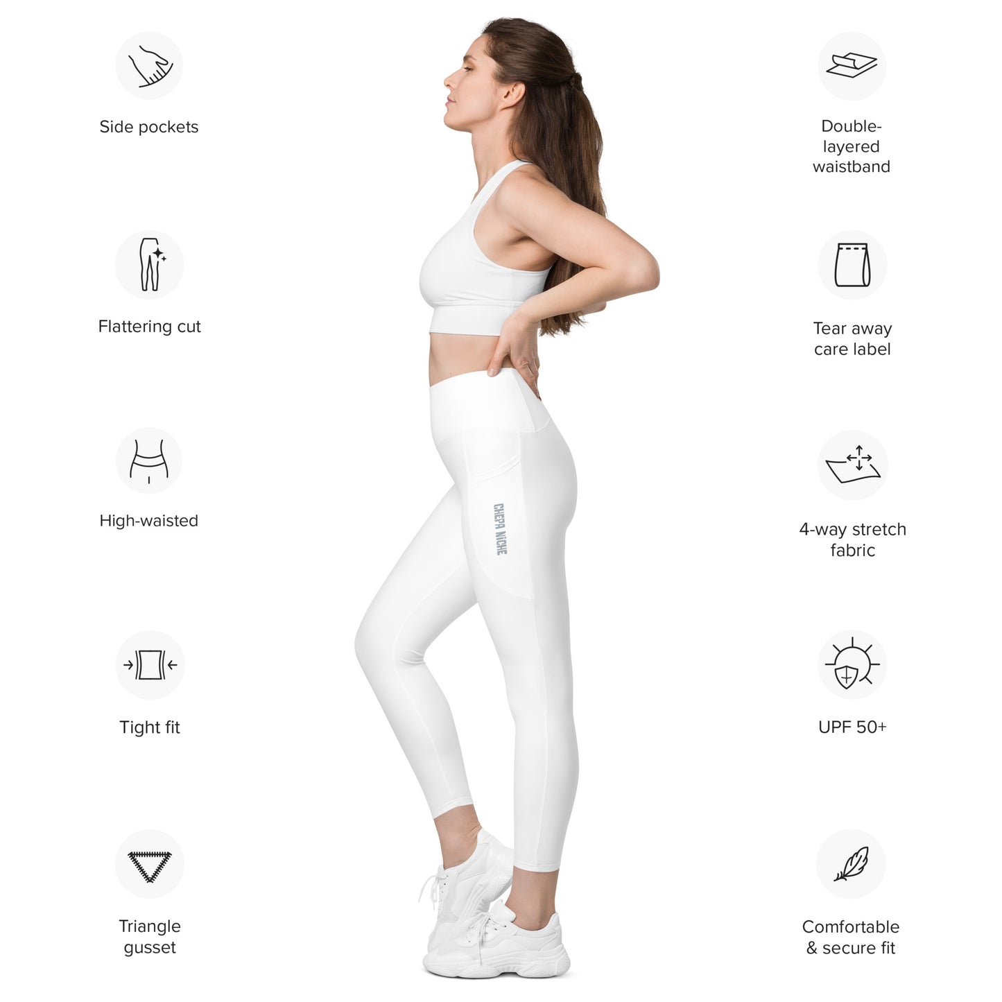 TUCHUS Leggings with pockets