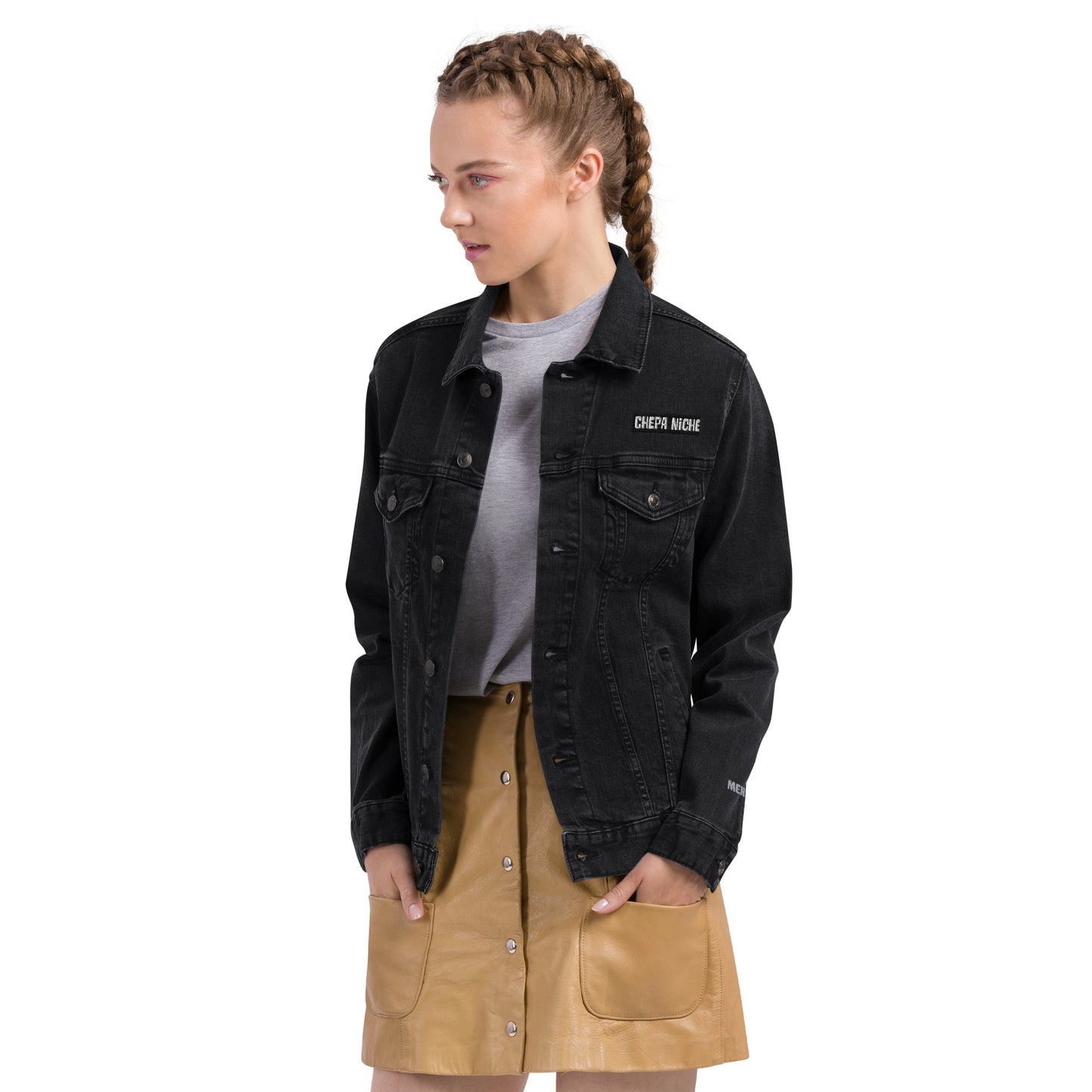 Chepa Classic Embroidered Denim Jacket