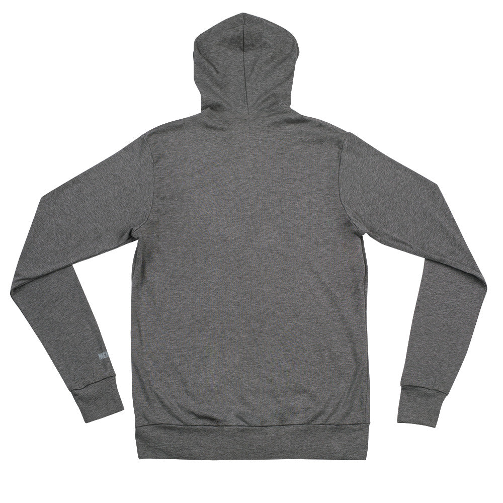 Niche Embroidered Zip Hoodie