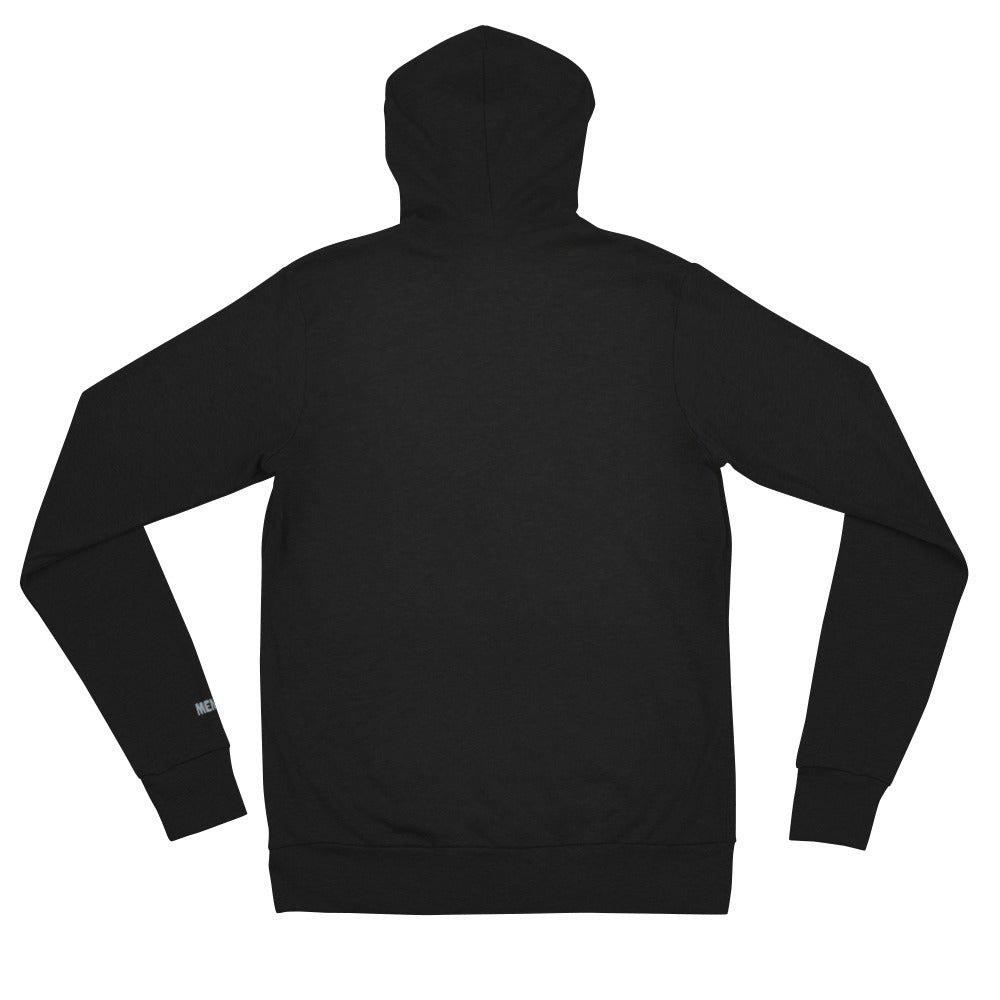 Niche Embroidered Zip Hoodie